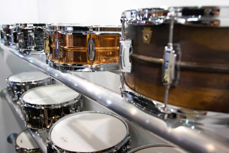 The Ludwig Drums Snare Drum-Room at The UK Drum Show