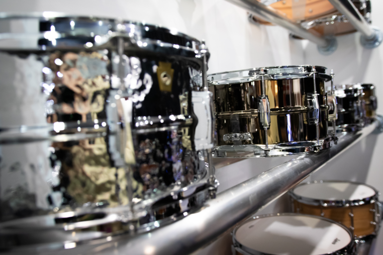 The Ludwig Drums Snare Drum-Room at The UK Drum Show