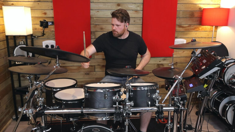 Luke Hesketh from, The eDrum Workshop featuring at The UK Drum Show 2025