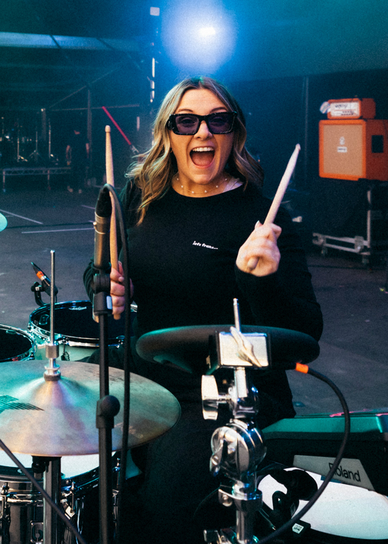 Elle East is appearing at The UK Drum Show 2026