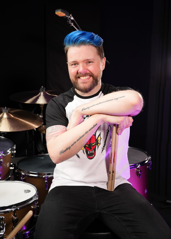 CJ Hökdal is appearing at The UK Drum Show 2026