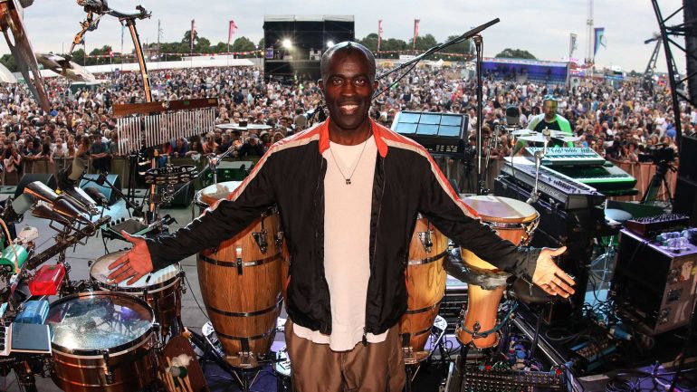 Sola Akingbola is appearing at The UK Drum Show 2026