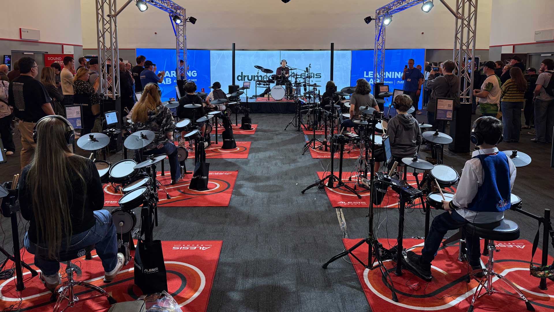The Drumeo / Alesis Learning Lab | The UK Drum Show The Drumeo / Alesis Learning Lab | The UK Drum Show