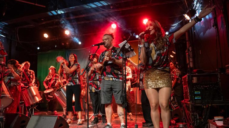 Carnaval Transatlântico are appearing at The UK Drum Show 2026.