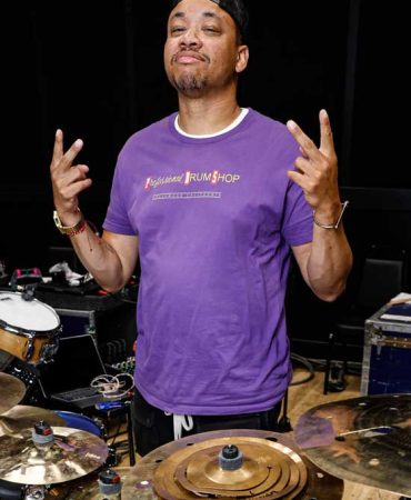 Greg Clark Jnr is appearing at The UK Drum Show 2026 Credit - @alexkluftphotography