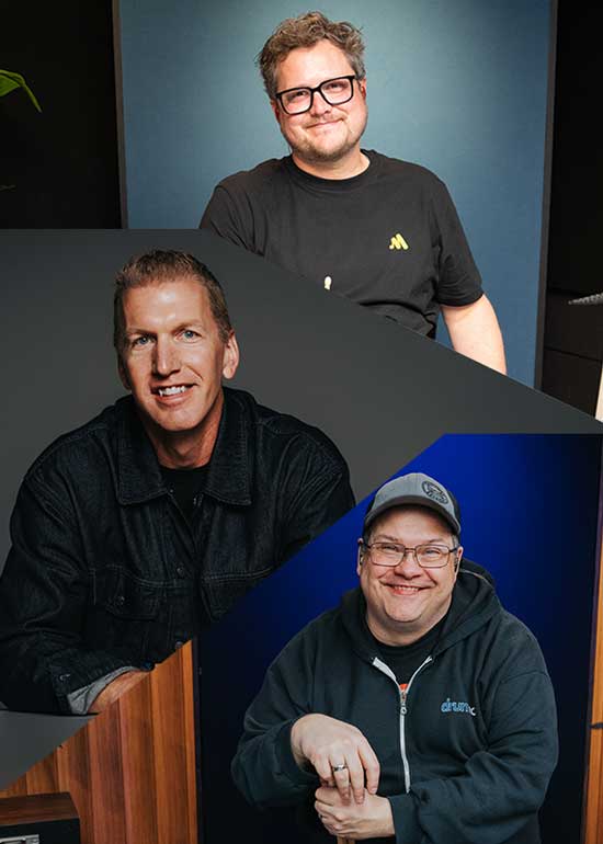 Jared Falk, Dave Atkinson & Kyle Radomsky are appearing at The UK Drum Show 2026.